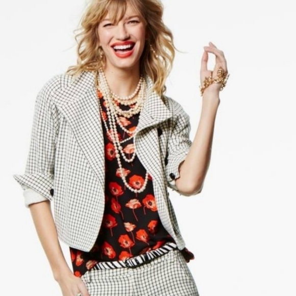 CAbi Jackets & Blazers - Cabi Windowpane Blazer Jacket